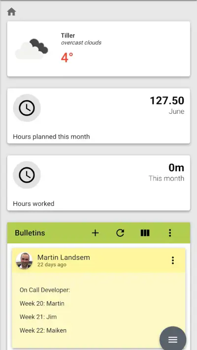easy@work screenshot 1