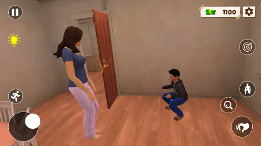 école course garçon simulateur screenshot