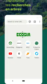 Ecosia - Navigateur Privé screenshot