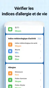 Écran Météo screenshot