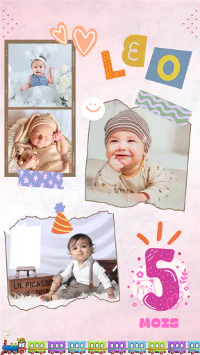 Éditer la photo de bébé mois screenshot 1