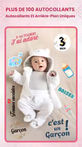 Éditer la photo de bébé mois screenshot