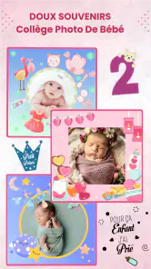 Éditer la photo de bébé mois screenshot