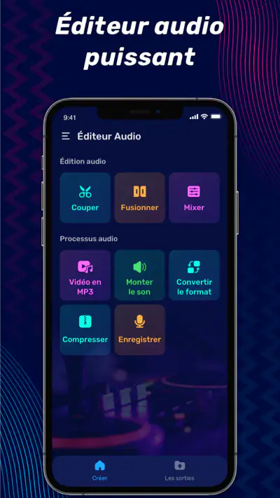 Editeur Audio & Montage Audio screenshot 1