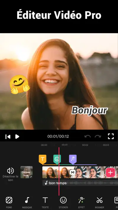 Éditeur de vidéos - Video.Guru screenshot 1