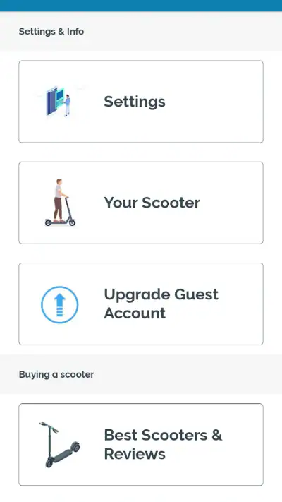 Electric Scooter Universal App screenshot 1
