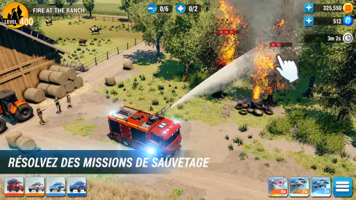 EMERGENCY HQ: jeu de pompier screenshot