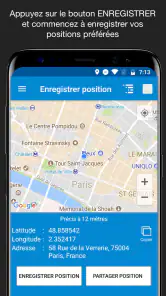 Enregistrer Position GPS screenshot