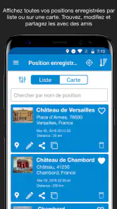 Enregistrer Position GPS screenshot