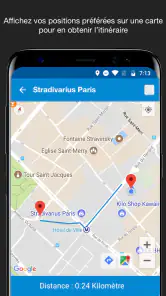 Enregistrer Position GPS screenshot