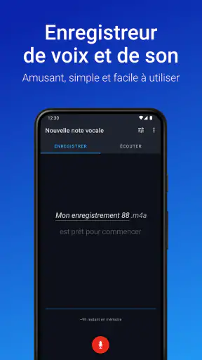 Enregistreur de Voix Facile screenshot 1