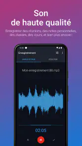 Enregistreur de Voix Pro screenshot