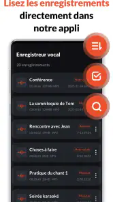 Enregistreur Vocal & Audio screenshot