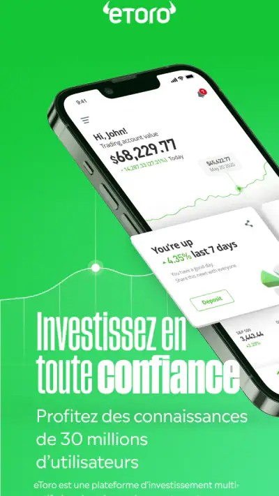 eToro:Trading & Investissement screenshot 1