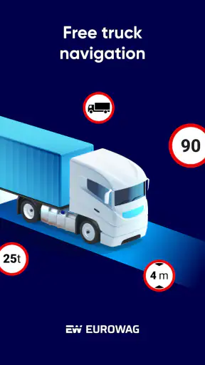 Eurowag Navigation - Truck GPS screenshot 1
