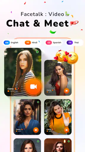 FaceTalk - Video Chat & Meet screenshot 1