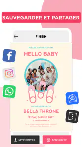 Faire la Carte d'Invitation screenshot