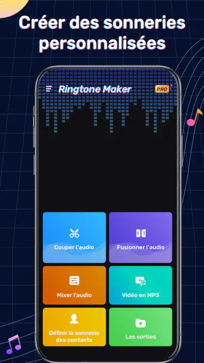 Faire sonnerie, Couper musique screenshot 1