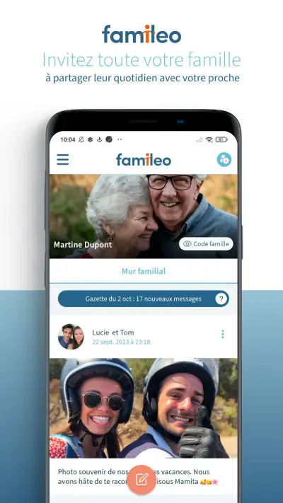 Famileo – Journal familial screenshot 1