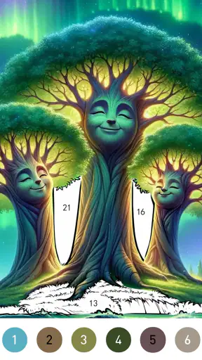 Fantasy Color By Number Game screenshot 1