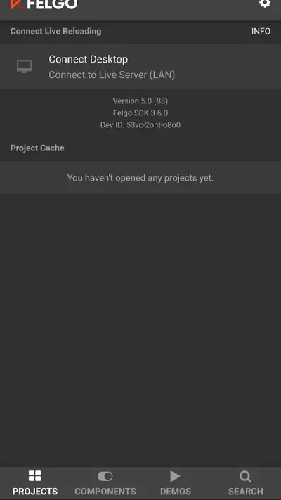 Felgo 4 QML Dev App screenshot 1