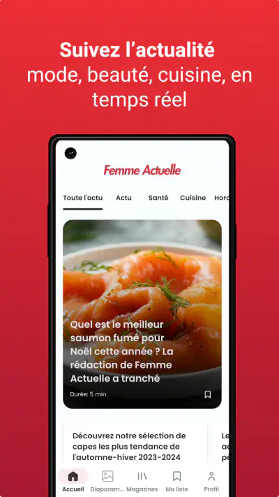 Femme actuelle, le magazine screenshot 1