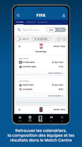 FIFA l’application officielle screenshot