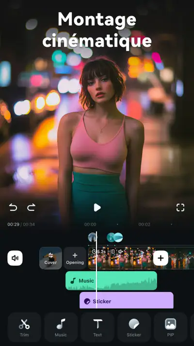 Filmora : Éditeur Vidéo IA screenshot 1
