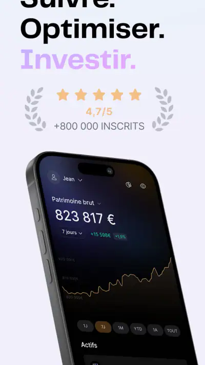 Finary : Patrimoine & Budget screenshot 1