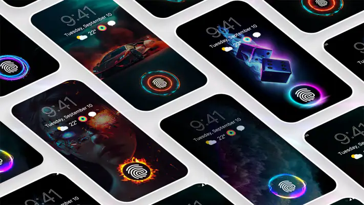Fingerprint Live Animation App screenshot 1