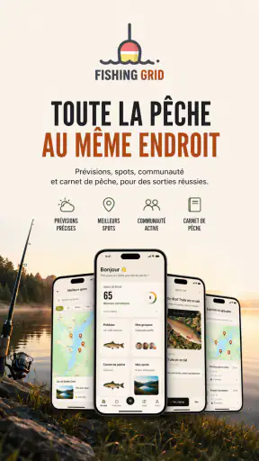 Fishing Grid - Pêche & partage screenshot 1