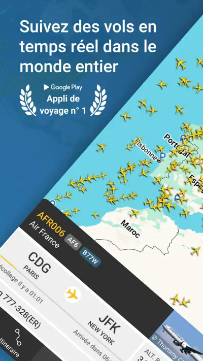 Flightradar24 Suivi de vol screenshot 1