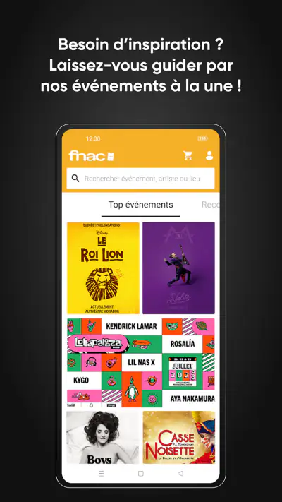FNAC SPECTACLES screenshot 1