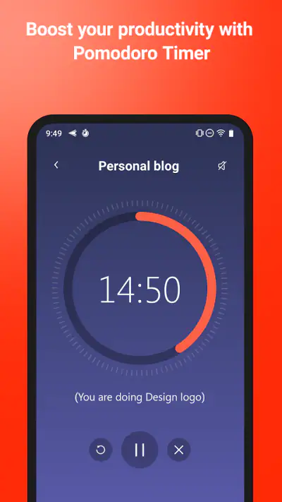 FocusCommit - Pomodoro Timer screenshot 1