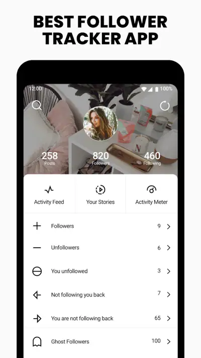 FollowMeter pour Instagram screenshot 1