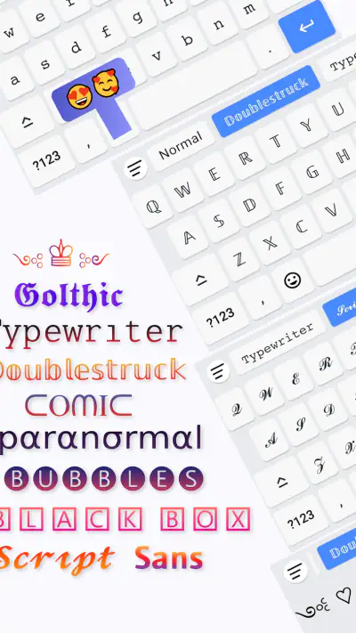 Fonts Aa - Fonts Clavier screenshot 1