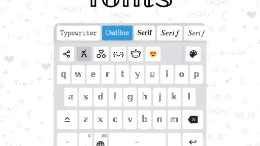 Fonts - Clavier Personnalisé screenshot