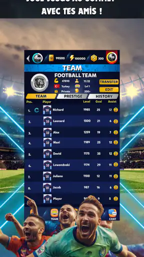 Football Mates: Jeu de foot screenshot 1