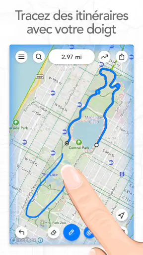 Footpath Calcul Itineraire screenshot 1