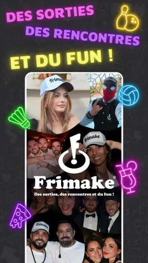 Frimake - Rencontres amicales screenshot 1
