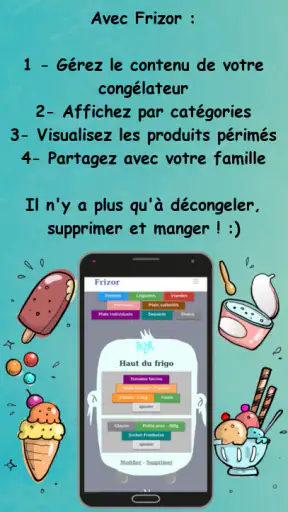 Frizor Gestion de congélateur screenshot 1