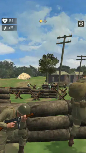 Frontline Heroes Jeu de Guerre screenshot 1