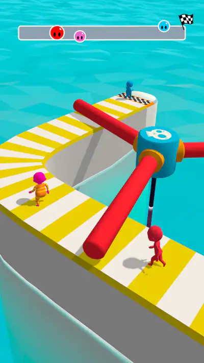 Fun Race 3D: Course et parkour screenshot 1