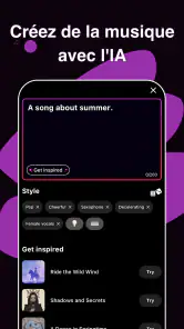 Générateur de musique IA Waazy screenshot