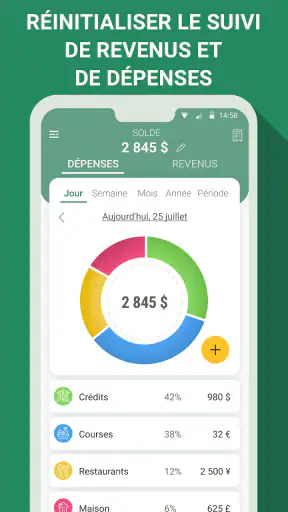 Gestion budget - dépenses screenshot 1
