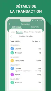 Gestion budget - dépenses screenshot