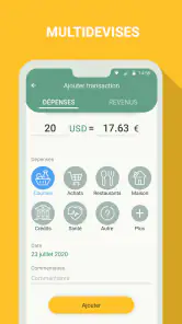 Gestion budget - dépenses screenshot