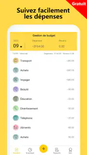 Gestion budget et dépenses screenshot 6