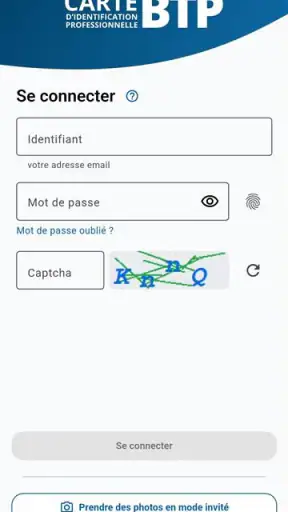 Gestion Carte BTP screenshot 1