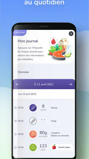 Gluci-Chek: diabète & glucides screenshot 1